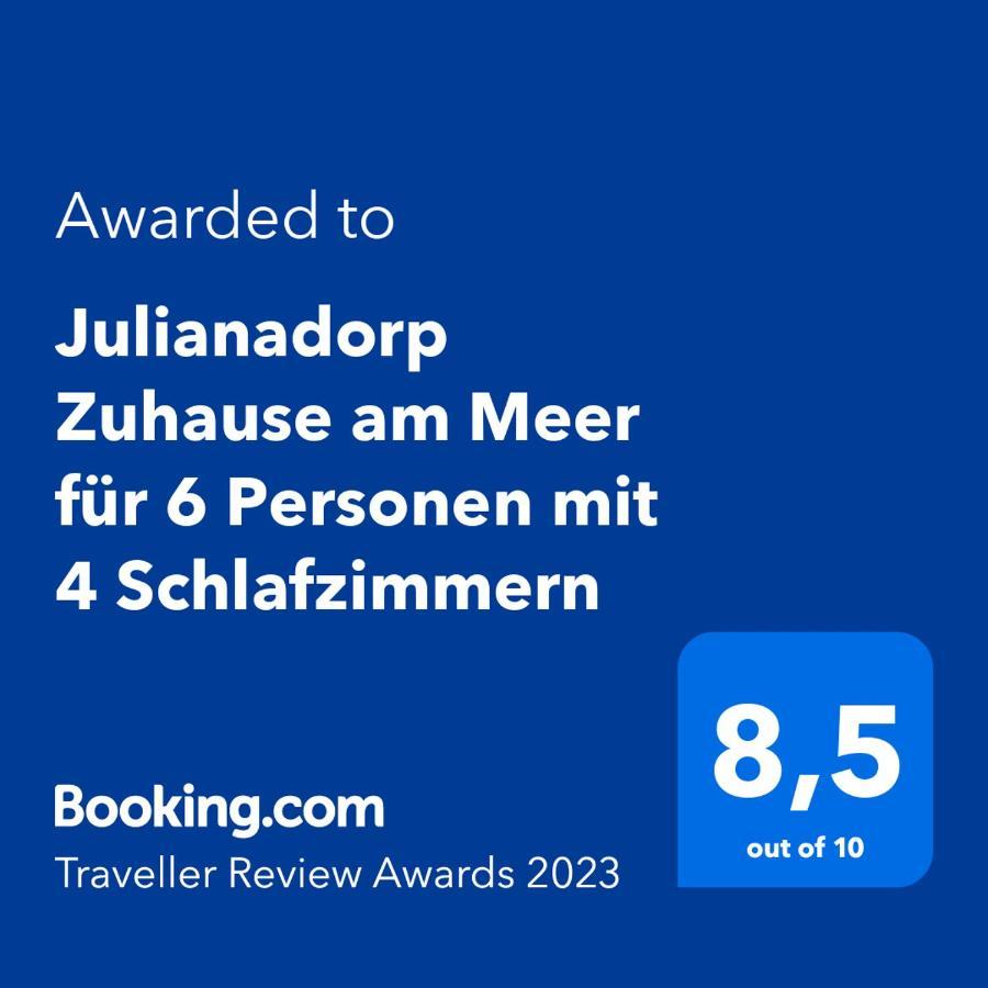 Julianadorp Zuhause Am Meer Fuer 6 Personen Mit 4 Schlafzimmern מראה חיצוני תמונה
